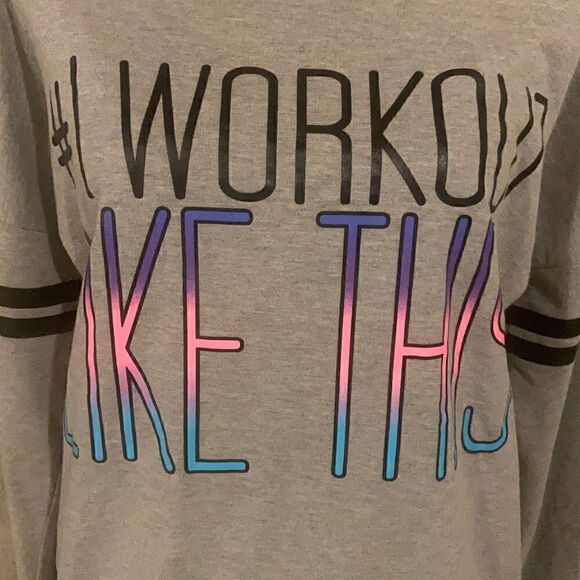 Material Girl #1 Workout Like This Hoodie - Picture 5 of 7